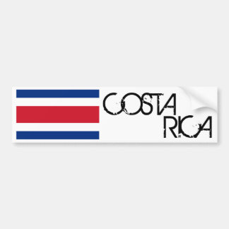 Costa Rica flagga Bildekal