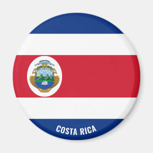 Costa Rica Flagga Charming Patriotic Magnet