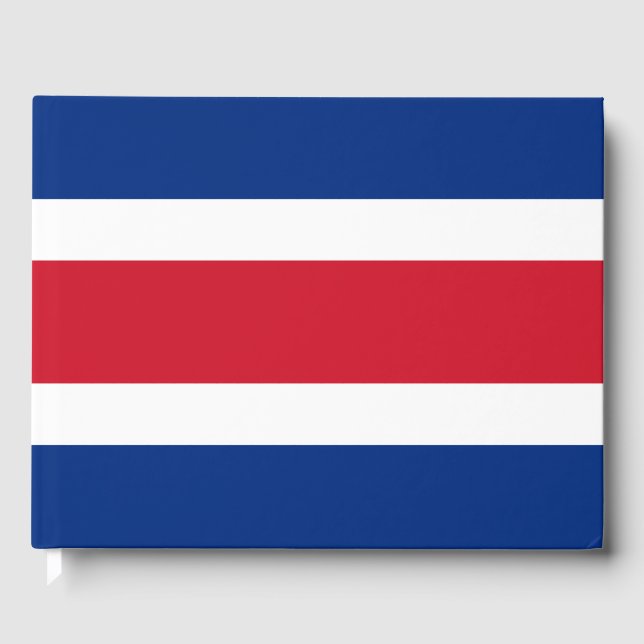 Costa Rica flagga Gästböcker (Framsida)
