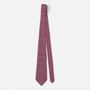 Costa Rica Flagga Hearts Tie Slips