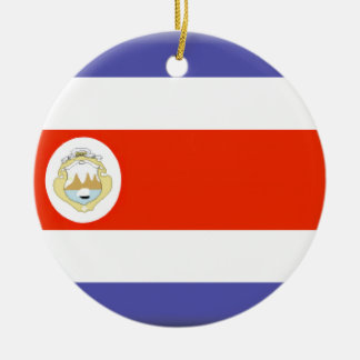 Costa Rica flagga Julgransprydnad Keramik