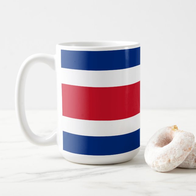 Costa Rica flagga Kaffemugg (Med munk)