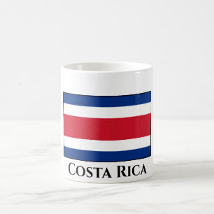 Costa Rica Flagga Kaffemugg