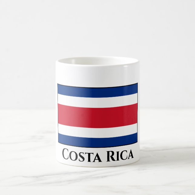 Costa Rica Flagga Kaffemugg (Center)