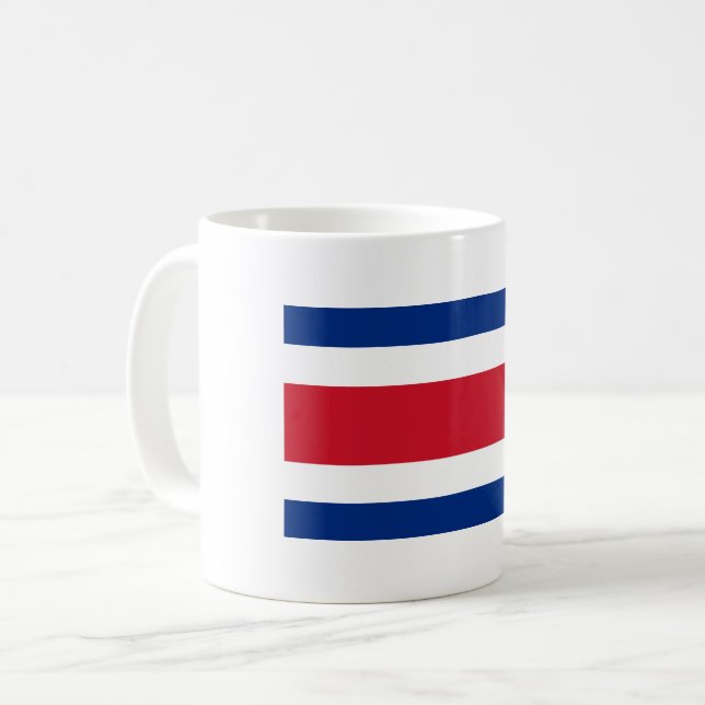 Costa Rica flagga Kaffemugg (Framsida vänster)