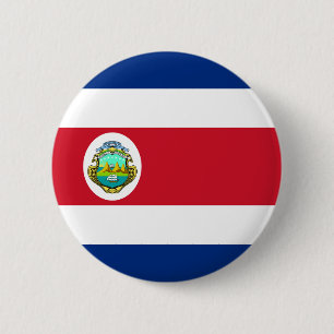 Costa Rica flagga Knapp