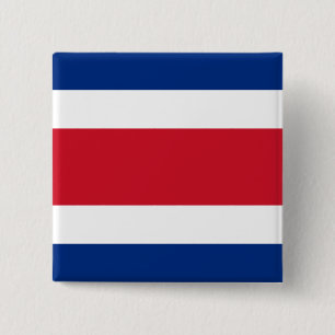 Costa Rica Flagga Knapp