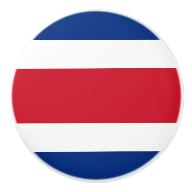 Costa Rica flagga Knopp (Framsidan)