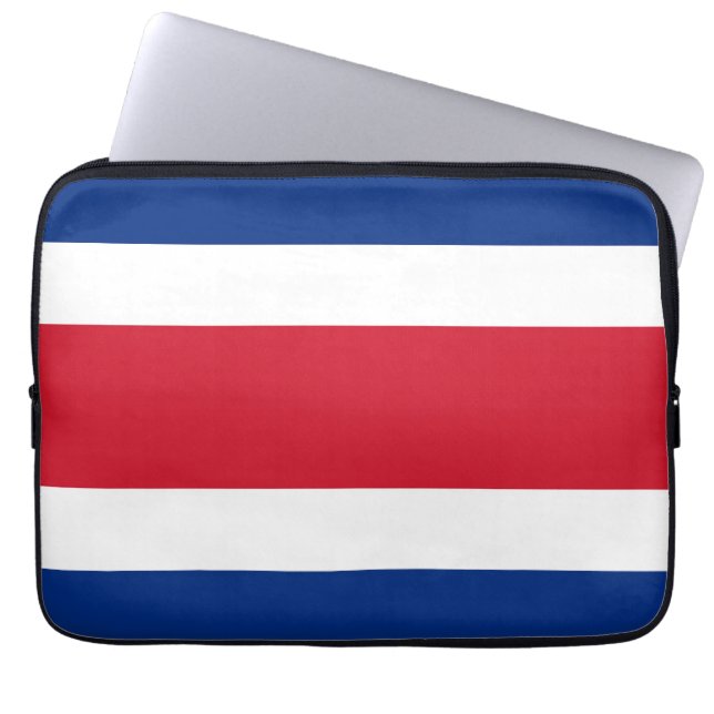 Costa Rica flagga Laptop Fodral (Framsidan)