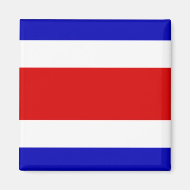 Costa Rica flagga Magnet (Framsidan)