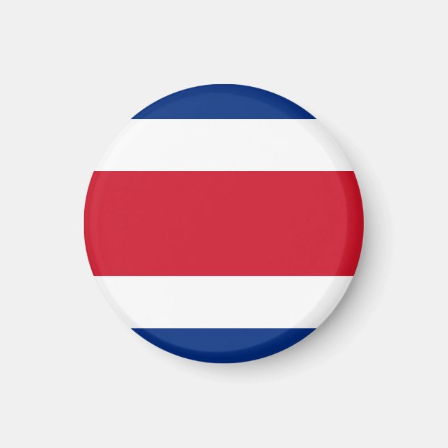 Costa Rica flagga Magnet (Framsidan)