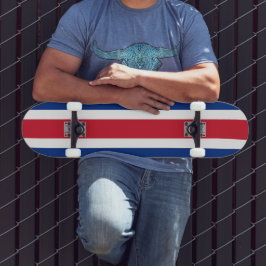 Costa Rica flagga Mini Skateboard Bräda 18,5 Cm