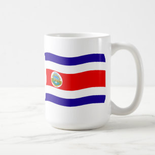 Costa Rica Flagga Mugg