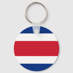 Costa Rica Flagga Nyckelring