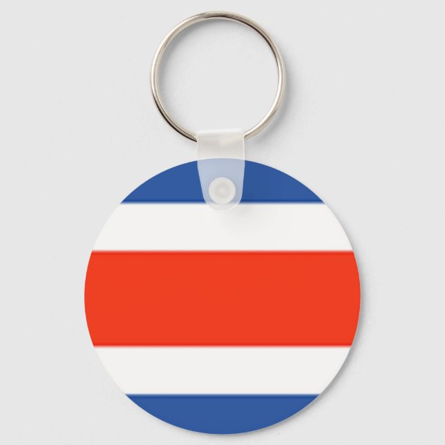 Costa Rica Flagga Nyckelring (Framsida)