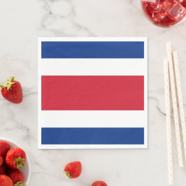 Costa Rica flagga Pappersservett