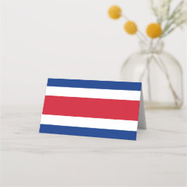 Costa Rica flagga Placeringskort