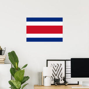 Costa Rica flagga Poster