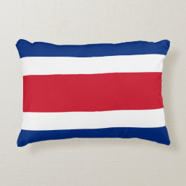 Costa Rica flagga Prydnadskudde