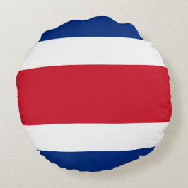 Costa Rica flagga Rund Kudde