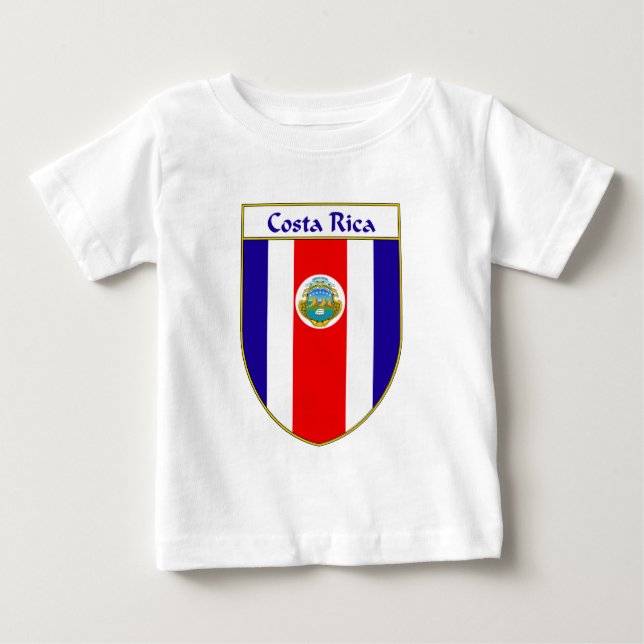 Costa Rica Flagga Shield Tröja (Framsida)