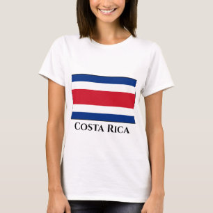Costa Rica Flagga T Shirt