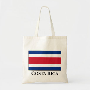 Costa Rica Flagga Tygkasse