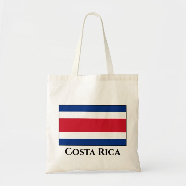 Costa Rica Flagga Tygkasse (Framsidan)