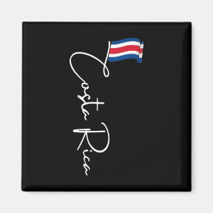 Costa Rica Flagga Vacation Tropical Pura Vida Cost Magnet
