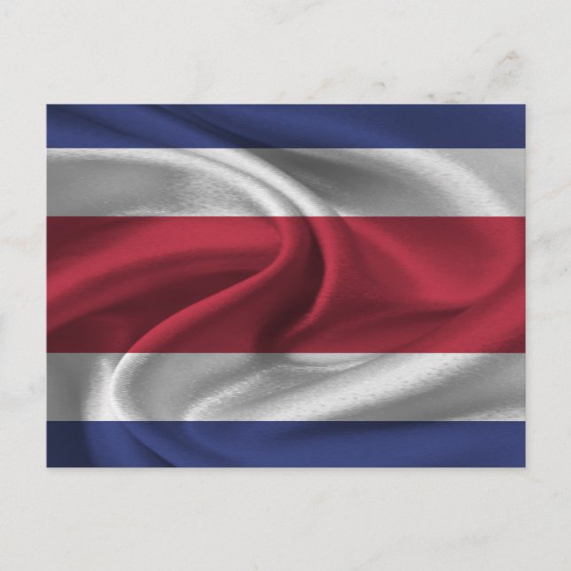 Costa Rica Flagga Vykort (Framsida)