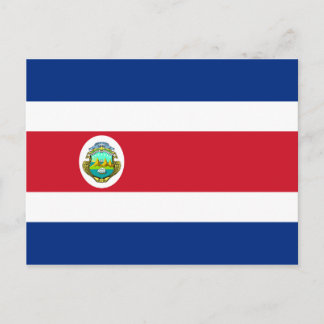Costa Rica Flagga vykort