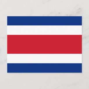 Costa Rica Flagga vykort