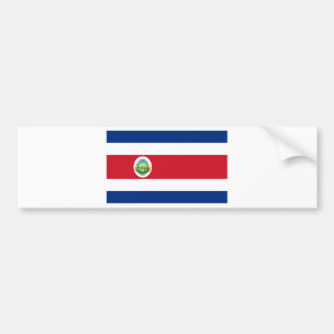 Costa Rica flaggaCR Bildekal
