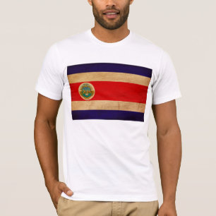 Costa Rica flaggaT-tröja T Shirt