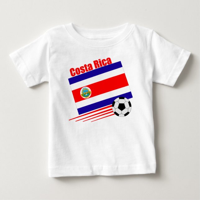 Costa Rica fotbolllag T-shirt (Framsida)