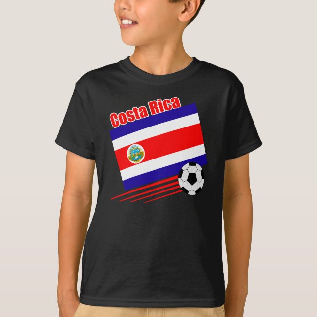 Costa Rica fotbolllag Tee Shirt (Framsida)