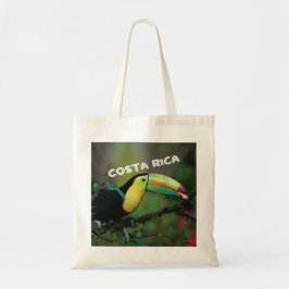 Costa Rica foto med den färgrika Toucan fågeln Tygkasse