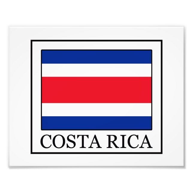 Costa Rica Fototryck (Framsidan)