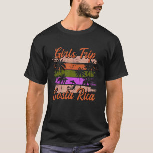 Costa Rica Girls Resa matchande sommaruppehåll 3 T Shirt