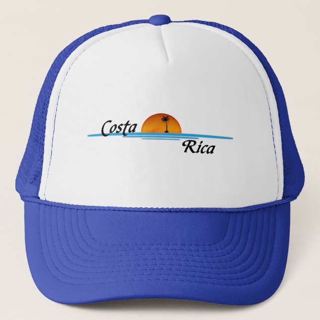 Costa Rica hatt Truckerkeps (Framsida)