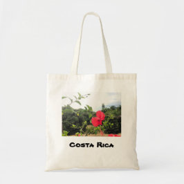 Costa Rica Hibiscus Tote Bag - Pura Vida Vibes Tygkasse