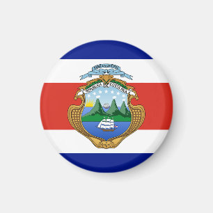 Costa Rica (jackande av arm/flagga) Magnet
