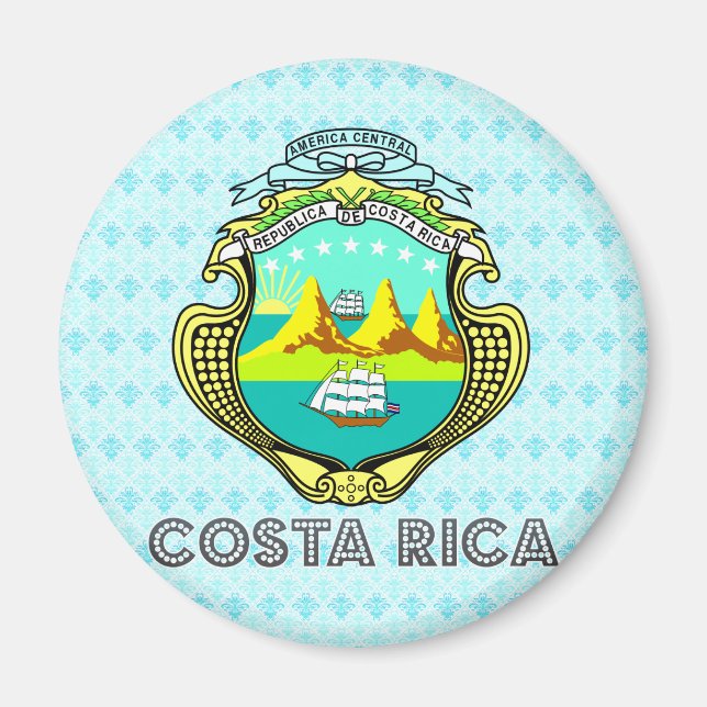 Costa Rica Jackar om Arm Magnet (Framsidan)