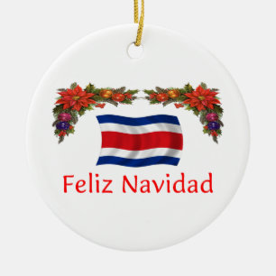 Costa Rica jul Julgransprydnad Keramik