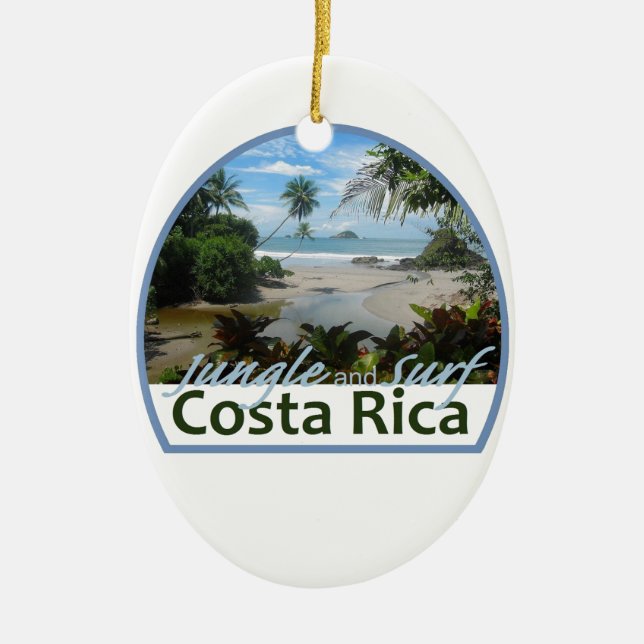 Costa Rica Julgransprydnad Keramik (Framsidan)