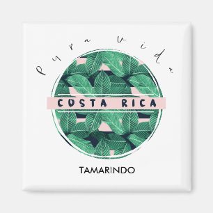 Costa Rica Jungle Löv Pura Vida Souvenir Magnet