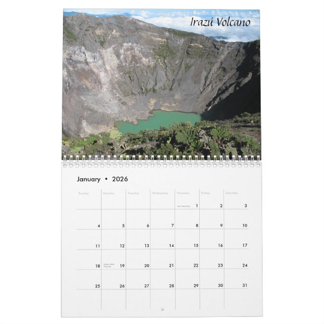 Costa Rica kalender (Jan 2026)