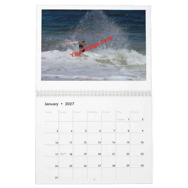 Costa Rica kalender (Jan 2027)