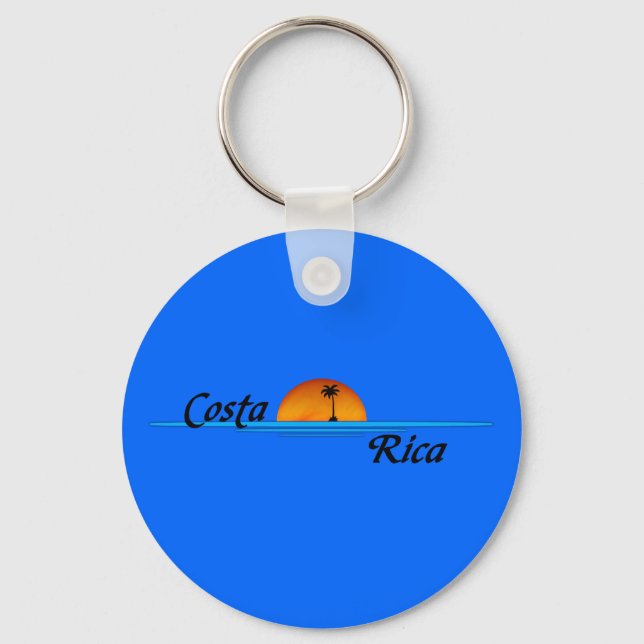 Costa Rica Keychain Nyckelring (Framsida)