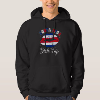 Costa Rica-kläder för kvinnor Tjejresan Matchande  Hoodie